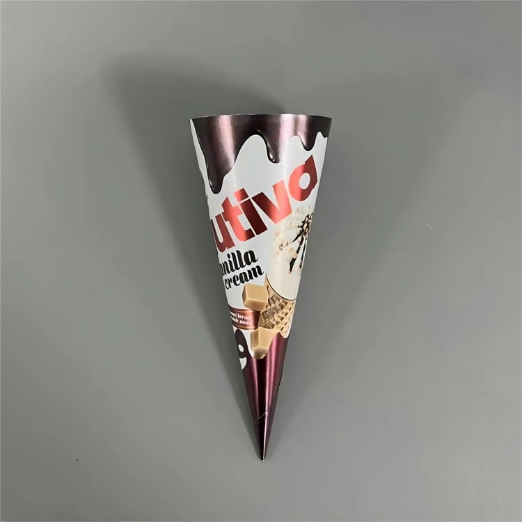 aluminum cone sleeve for ice cream package